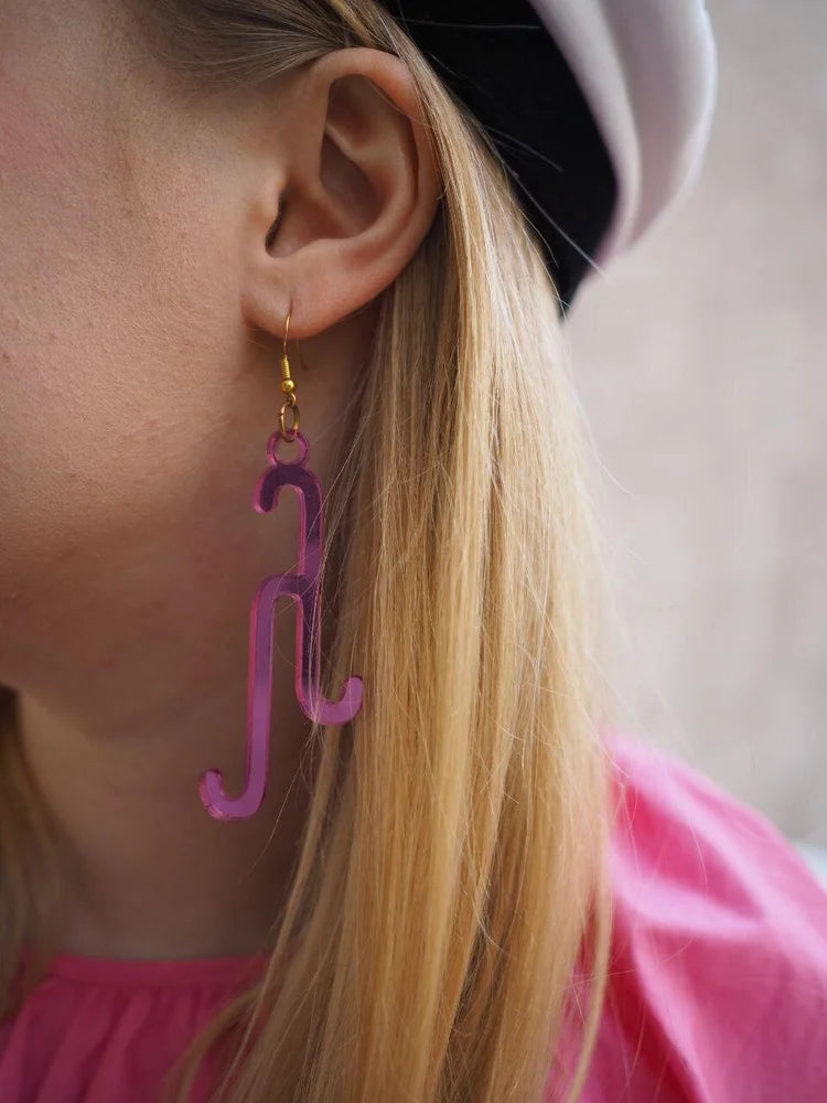 Oksa Korvikset - Pink