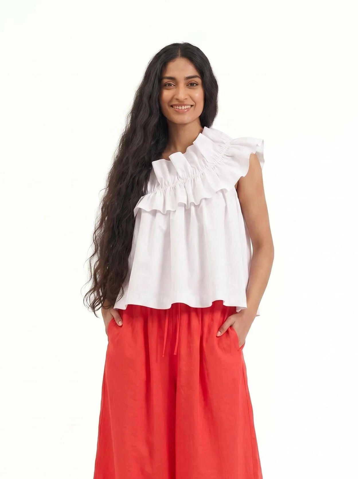 Adjustable Ruffle Top - Soft Hug