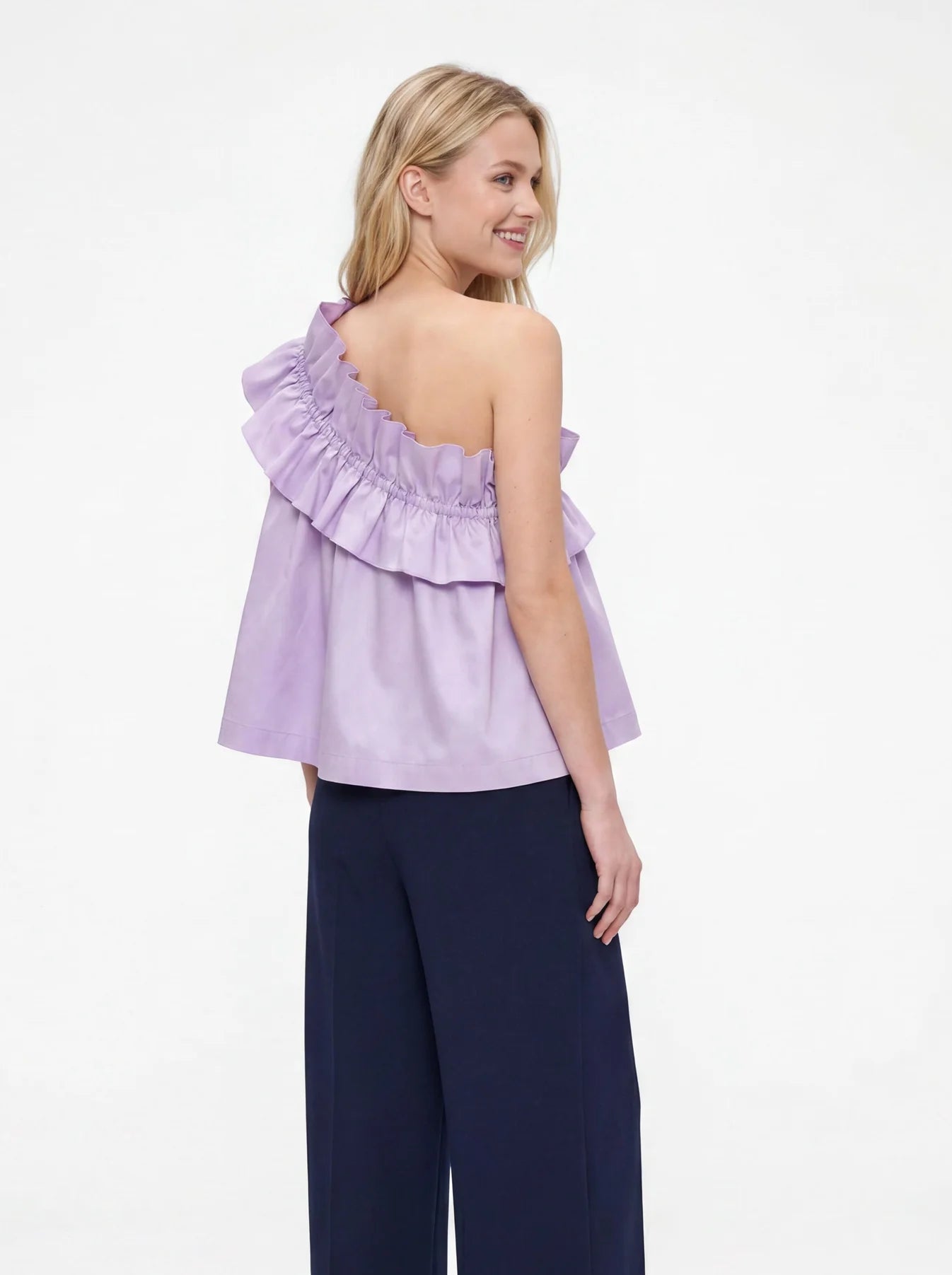 Adjustable Ruffle Top - Lavender Lush
