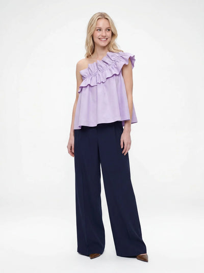 Adjustable Ruffle Top - Lavender Lush