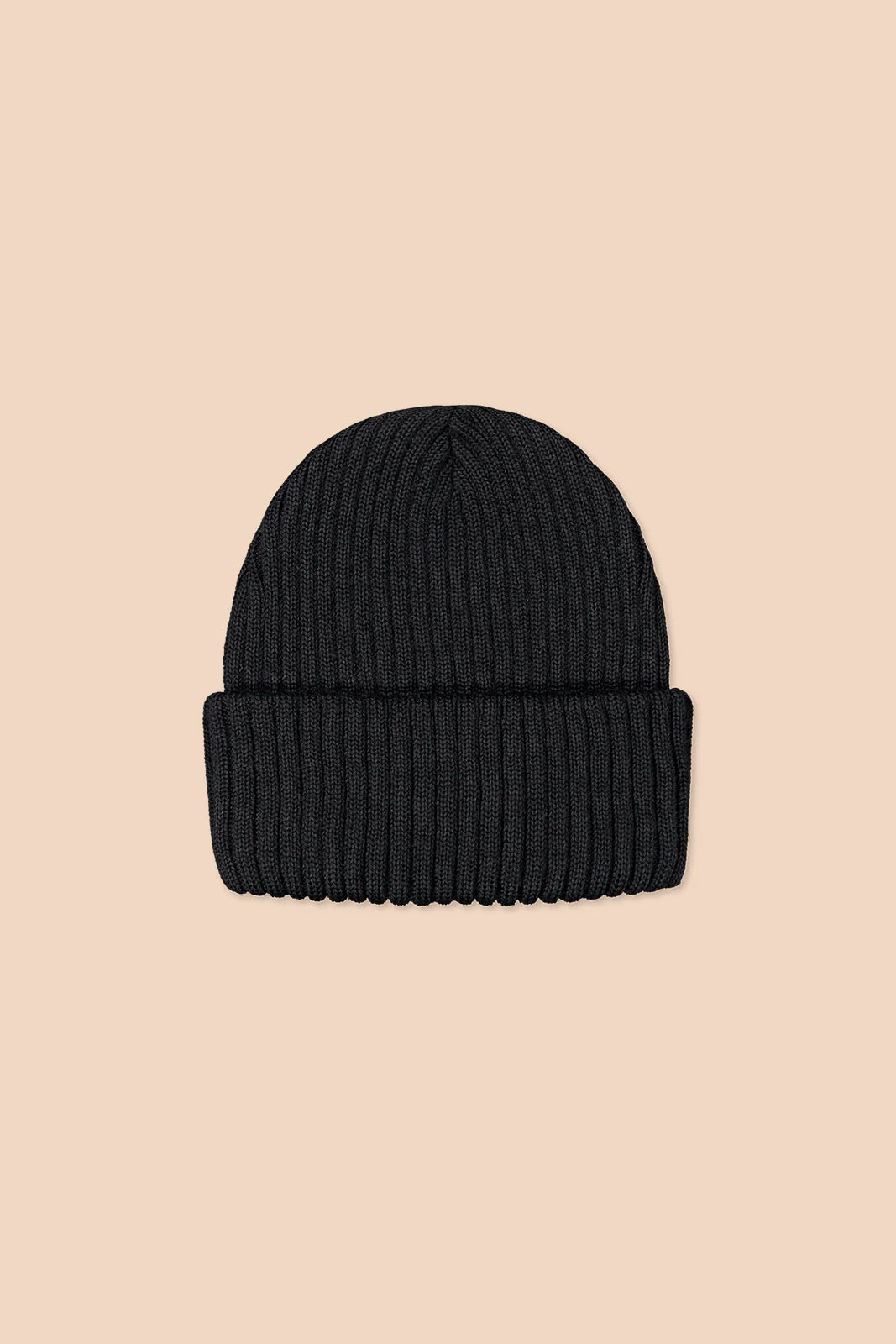 Rib Beanie - Black