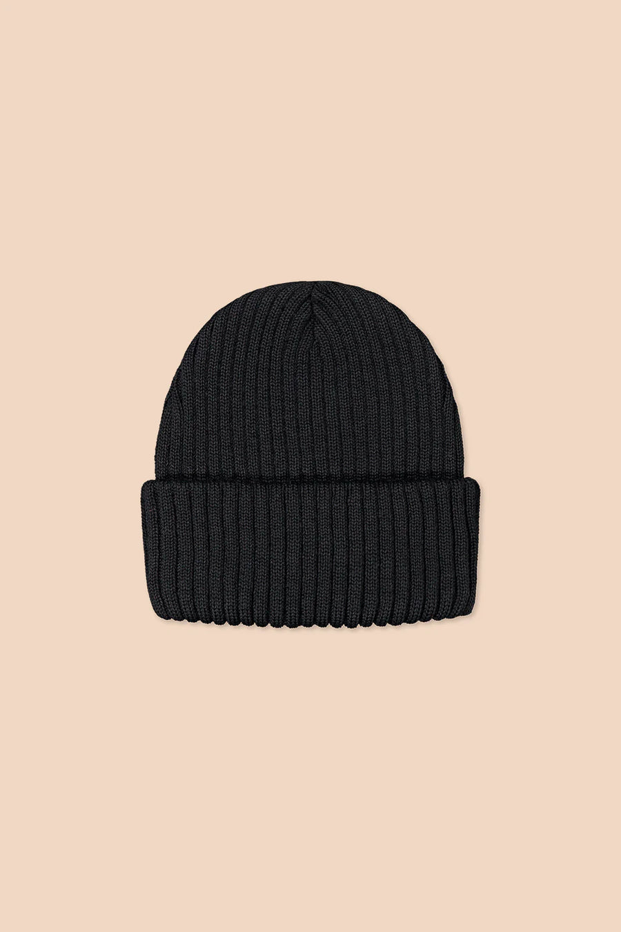 Rib Beanie - Black