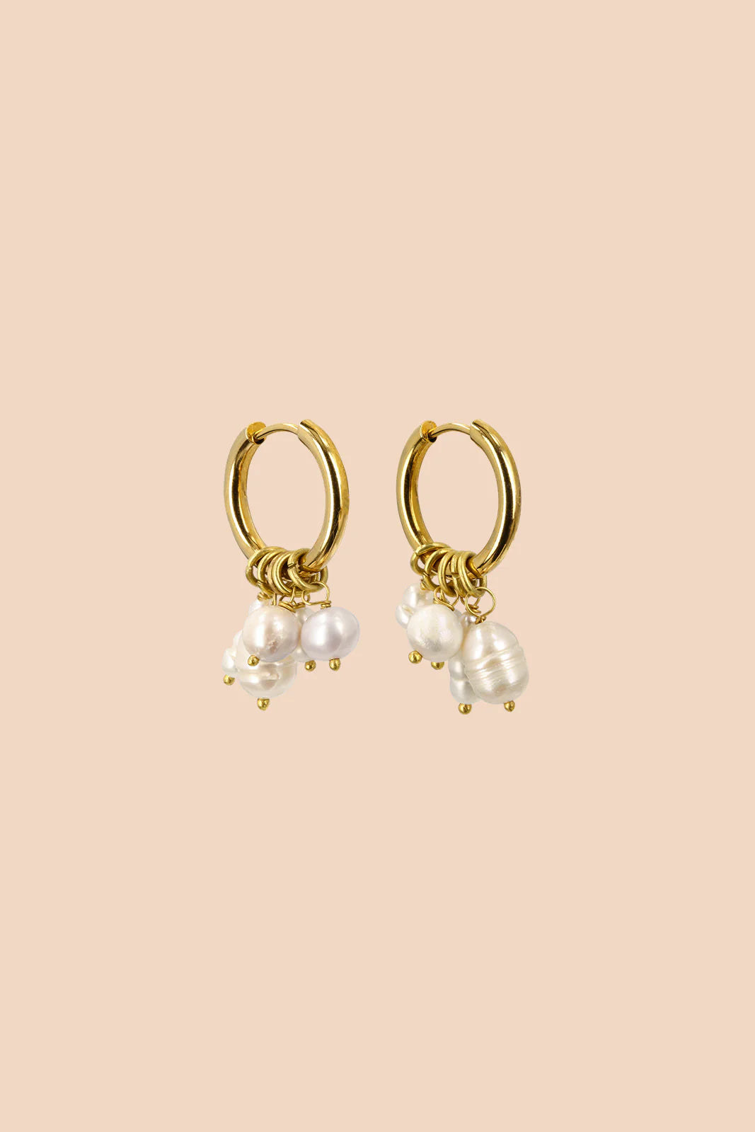 Sona Earrings - Pearl