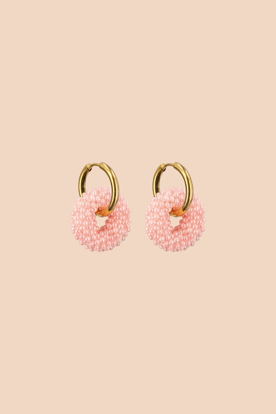 Veda Earrings - Pearl Pink