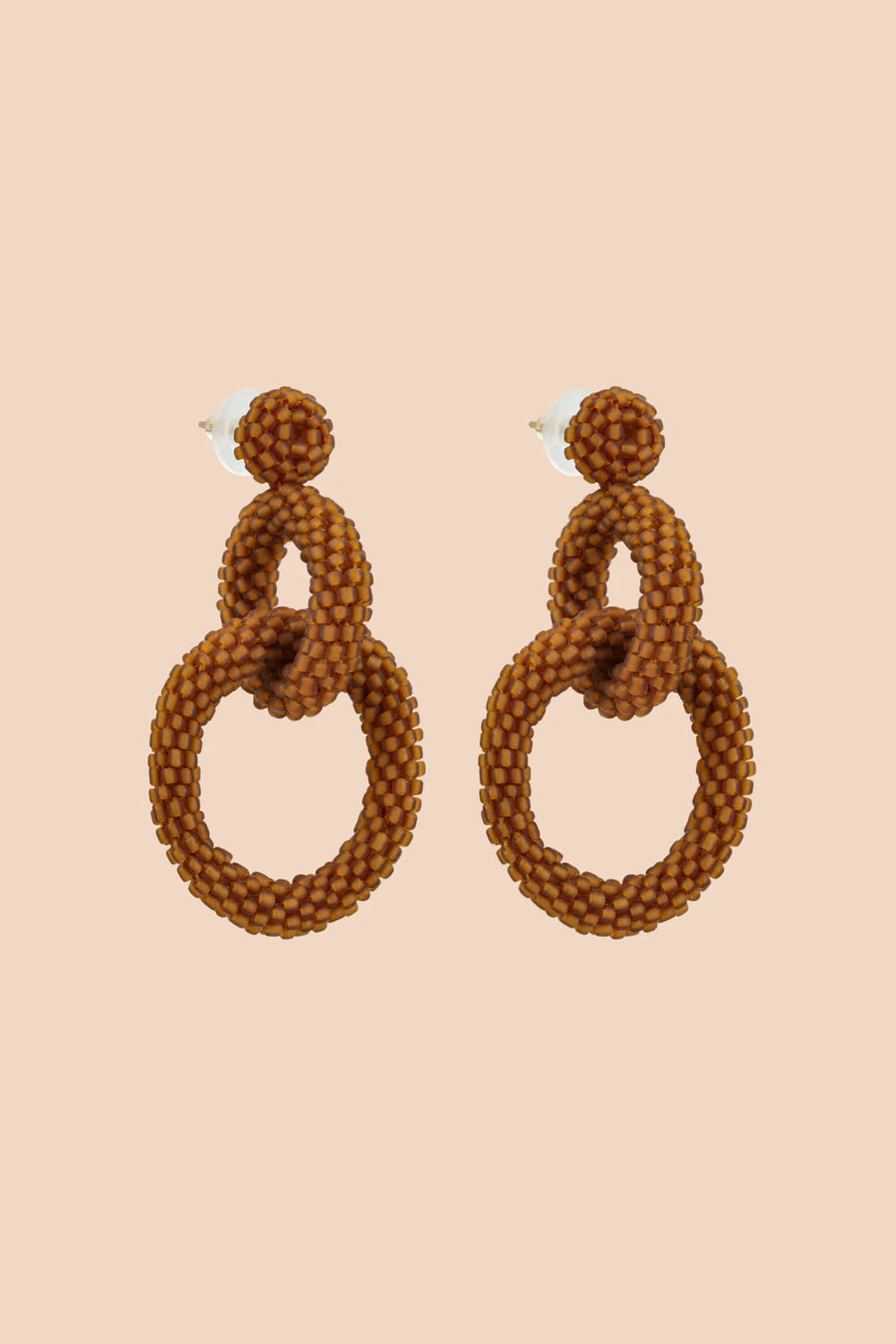 Gia Earrings - Chestnut
