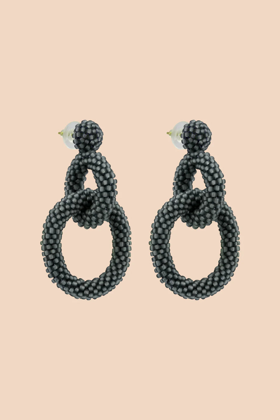 Gia Earrings - Grey