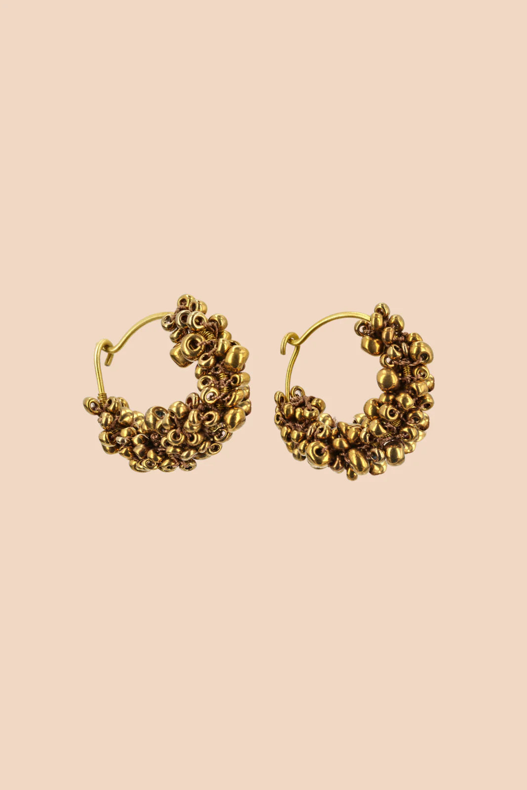 Heena Earrings - Brass