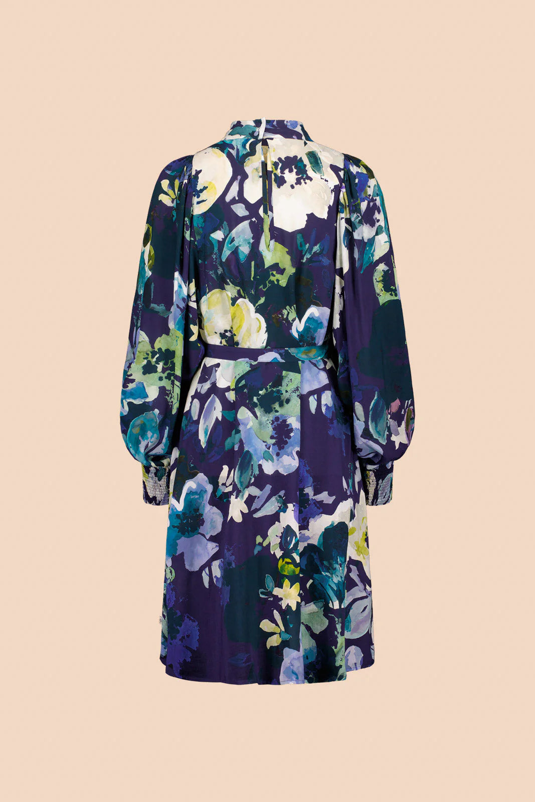 Puff Dress - Blue Anemone