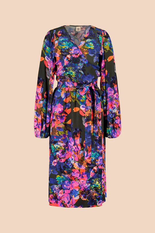 Wrap Midi Dress - Sweet Pea