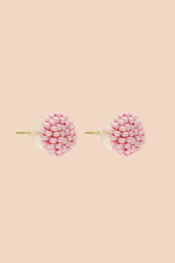 Gemma Earrings - Pearl Pink