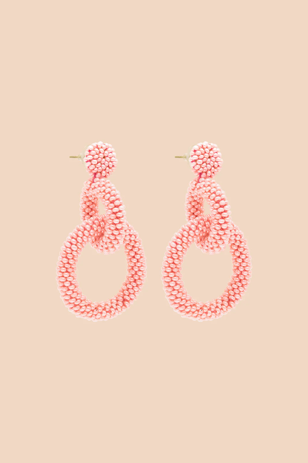 Gia Earrings - Pearl Pink