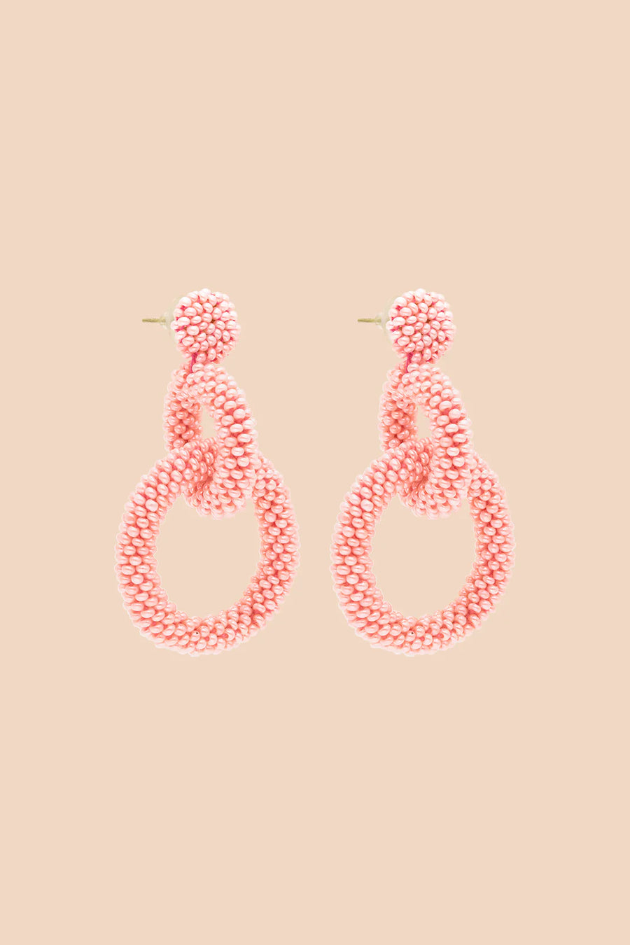 Gia Earrings - Pearl Pink