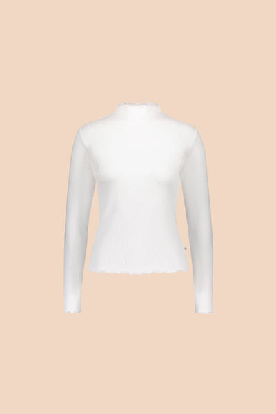 Rib Turtleneck - Offwhite