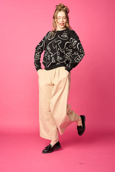 O-Neck Sweater - Lipstick