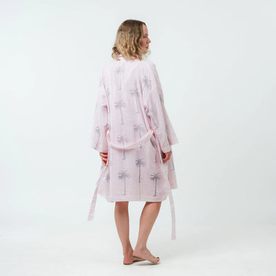 Kimono - Pink Palm