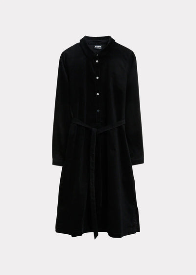 Shirt Dress - Babycord Black