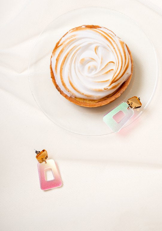 Kuvio korvikset - Hologram