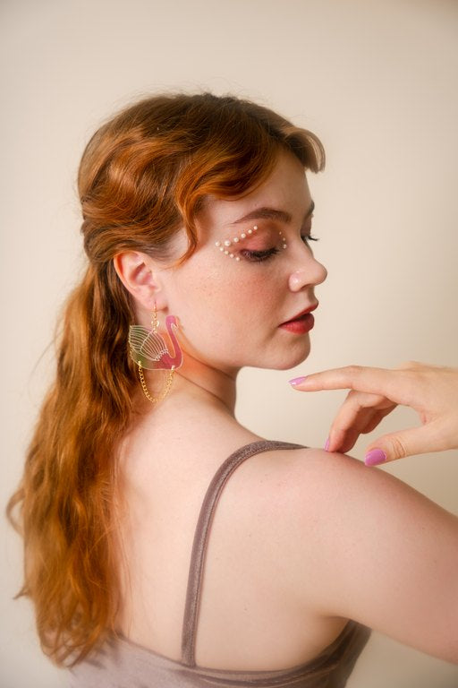 Joutsenet korvikset - Hologram