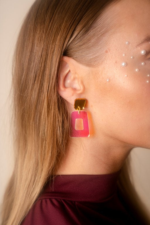 Kuvio korvikset - Hologram