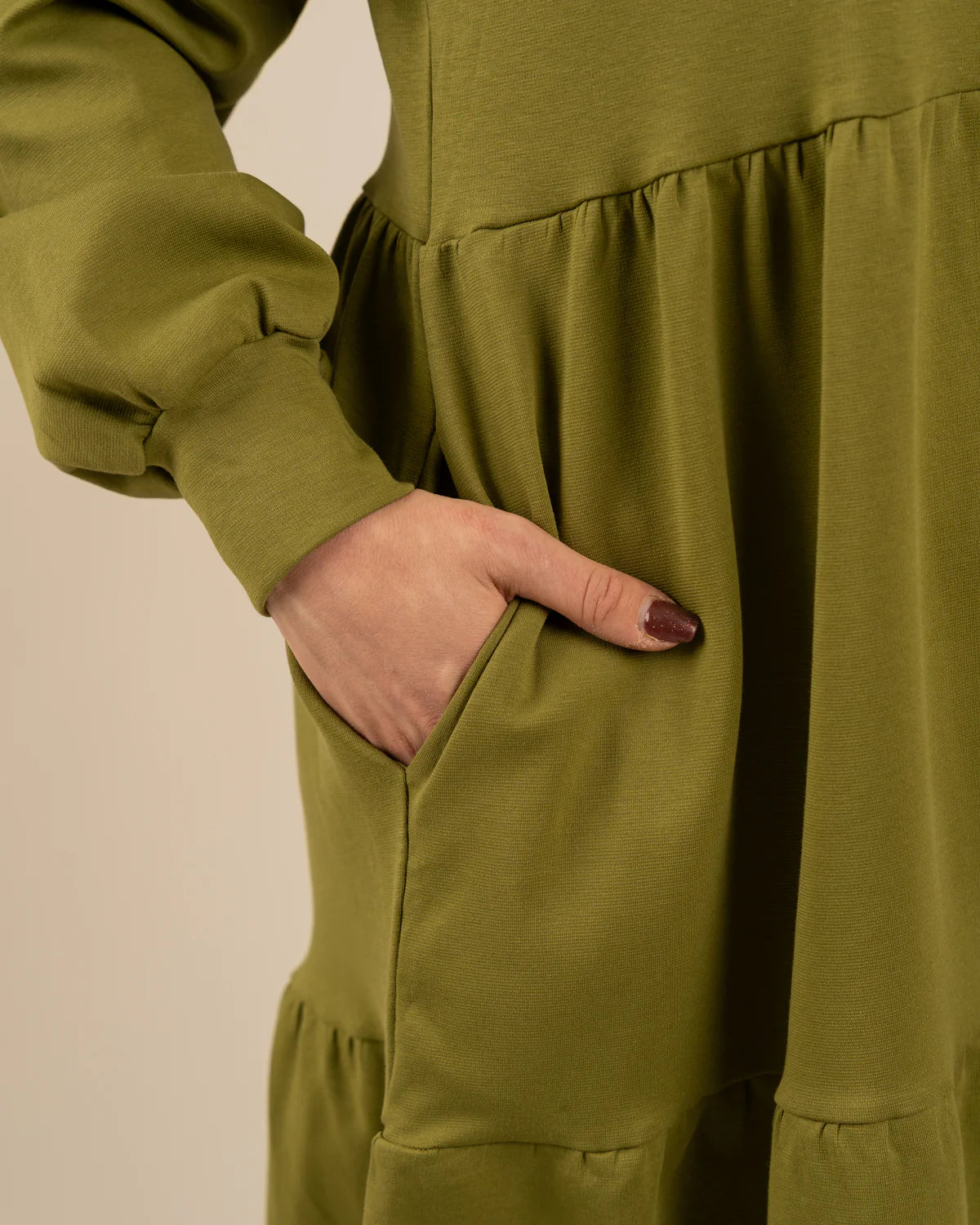 Pitkähihainen Mekko - Sammal