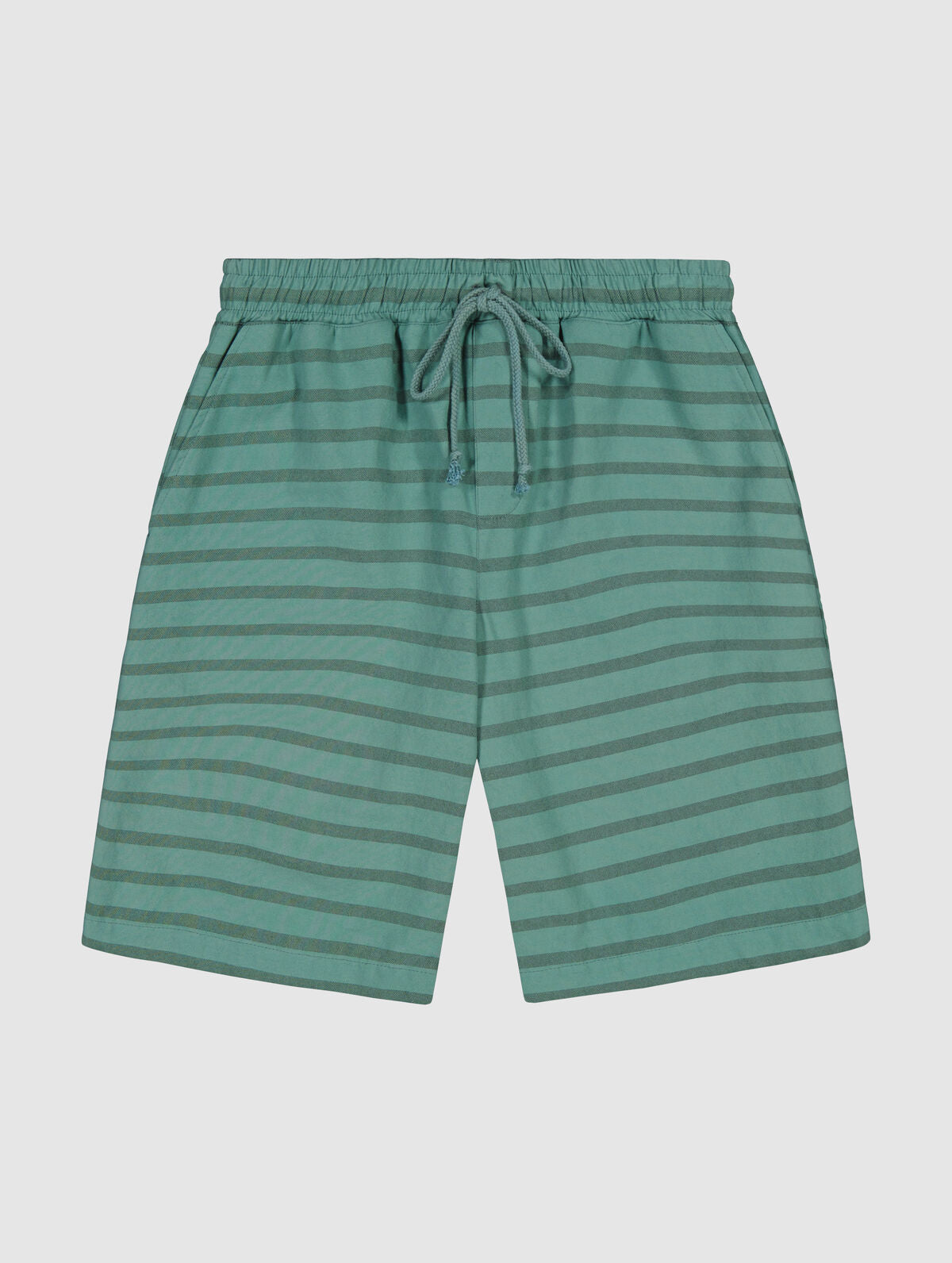 Leon Raitashortsit - Salvia/Vihreä raita S