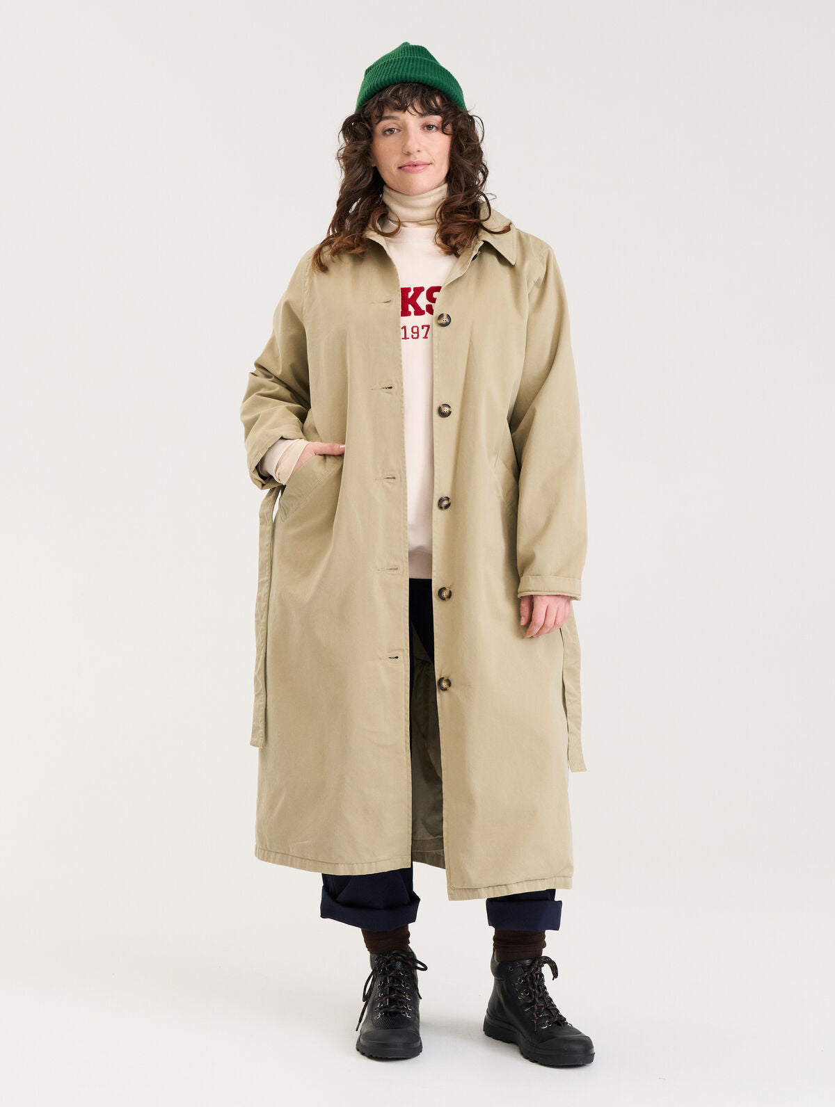 Tuulikki-trenssitakki - Heinä