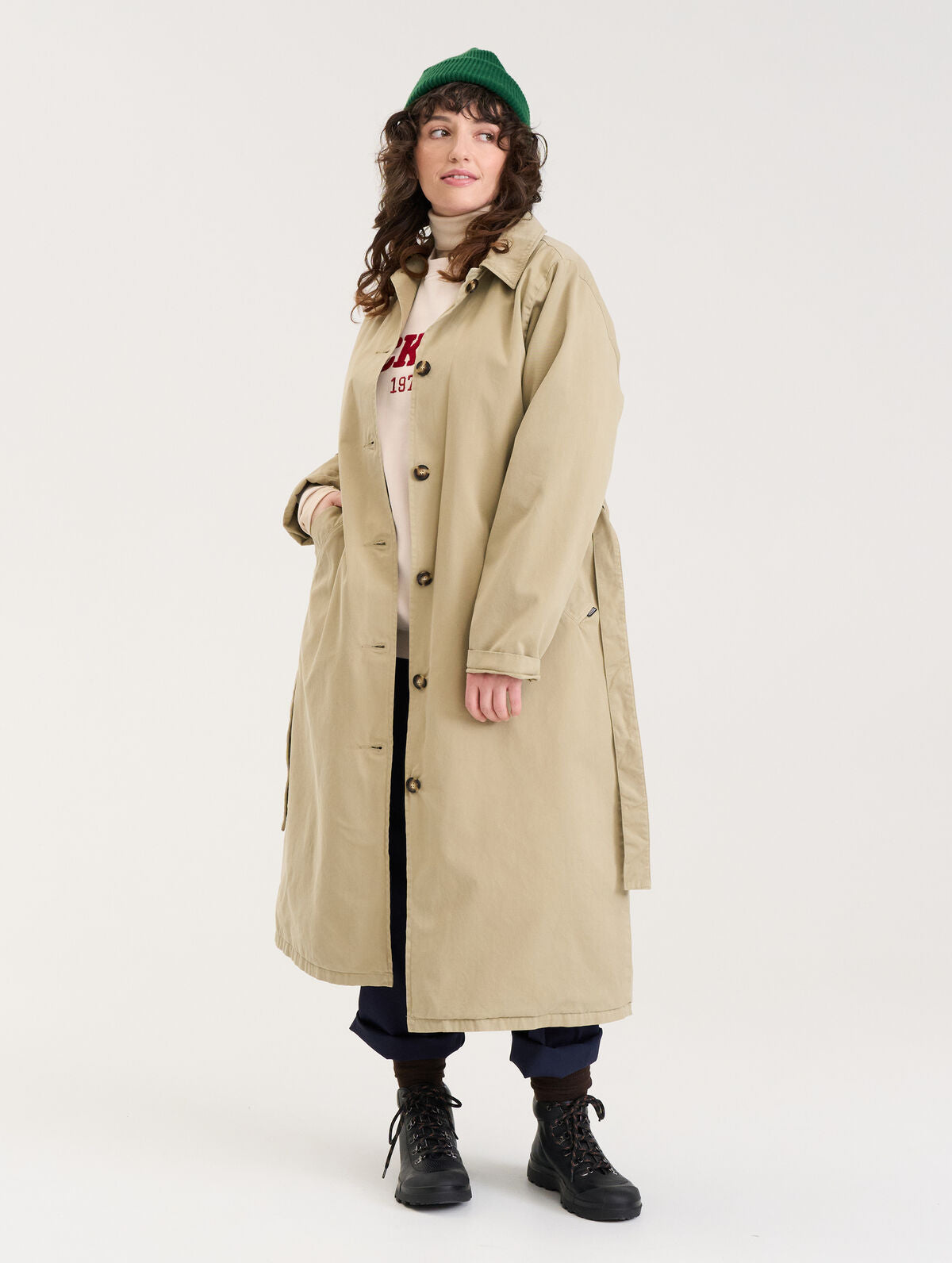 Tuulikki-trenssitakki - Heinä