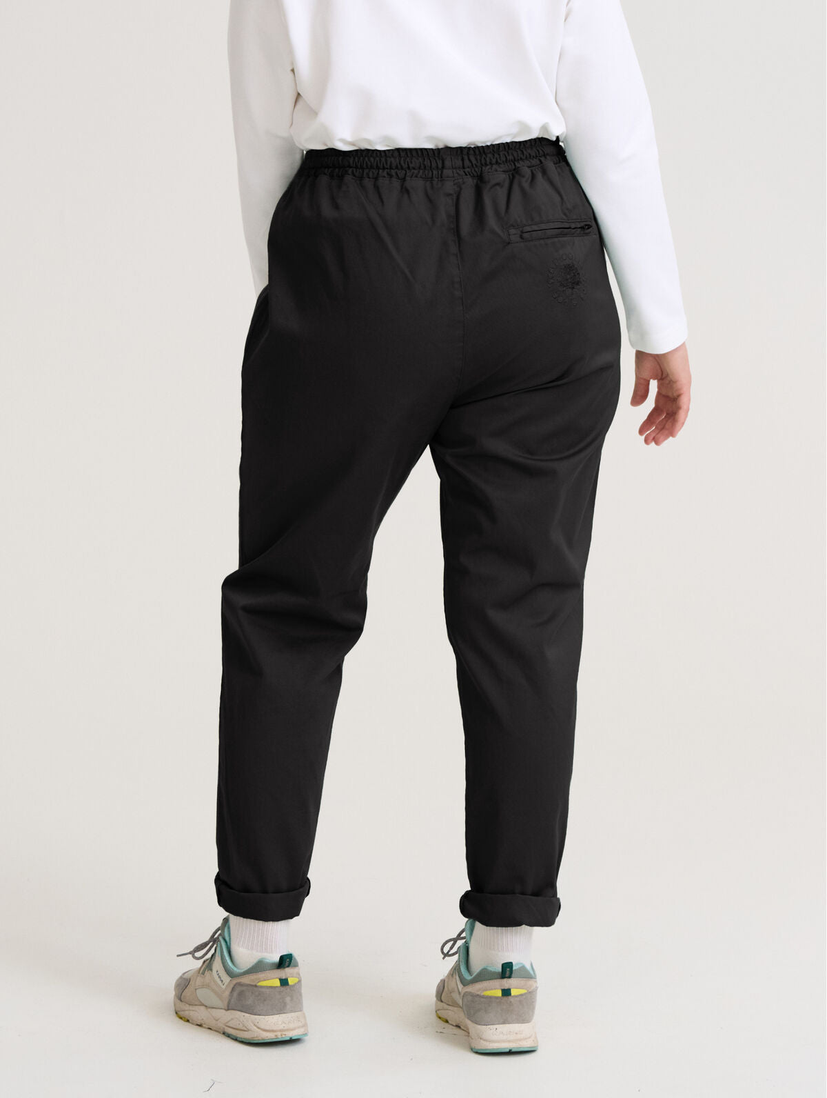 Suorat Anorakkihousut - Musta