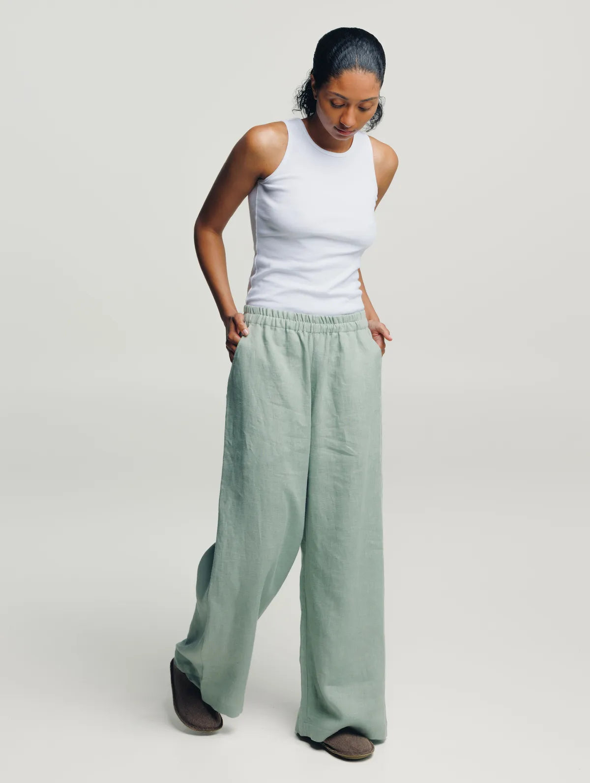 Kielo Pellavahousut - H2o