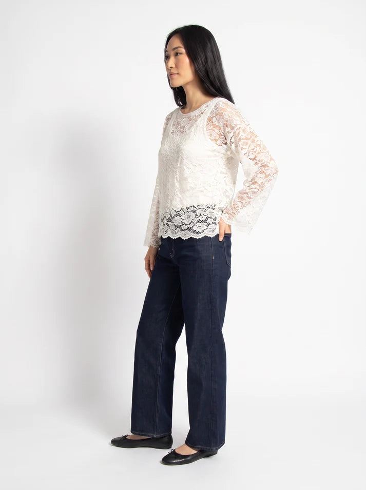 Relaxed Lace Long Sleeve - Soft Hug