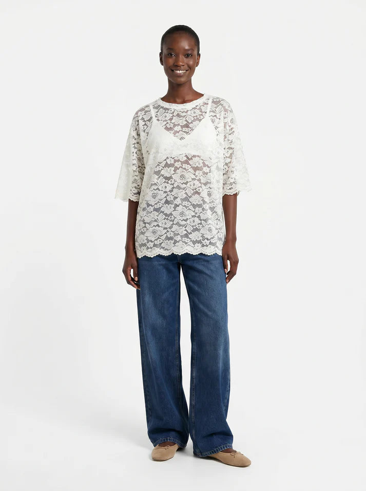 Relaxed Lace T-Shirt - Soft Hug