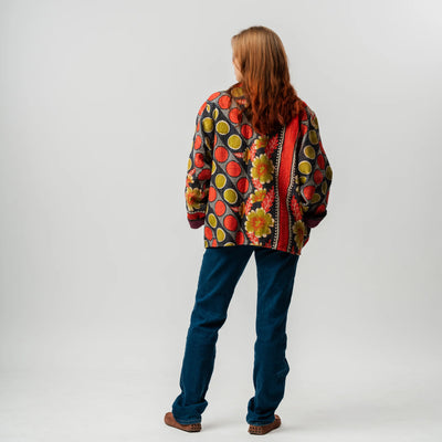 Reversible Vintage Kantha Coat - #5
