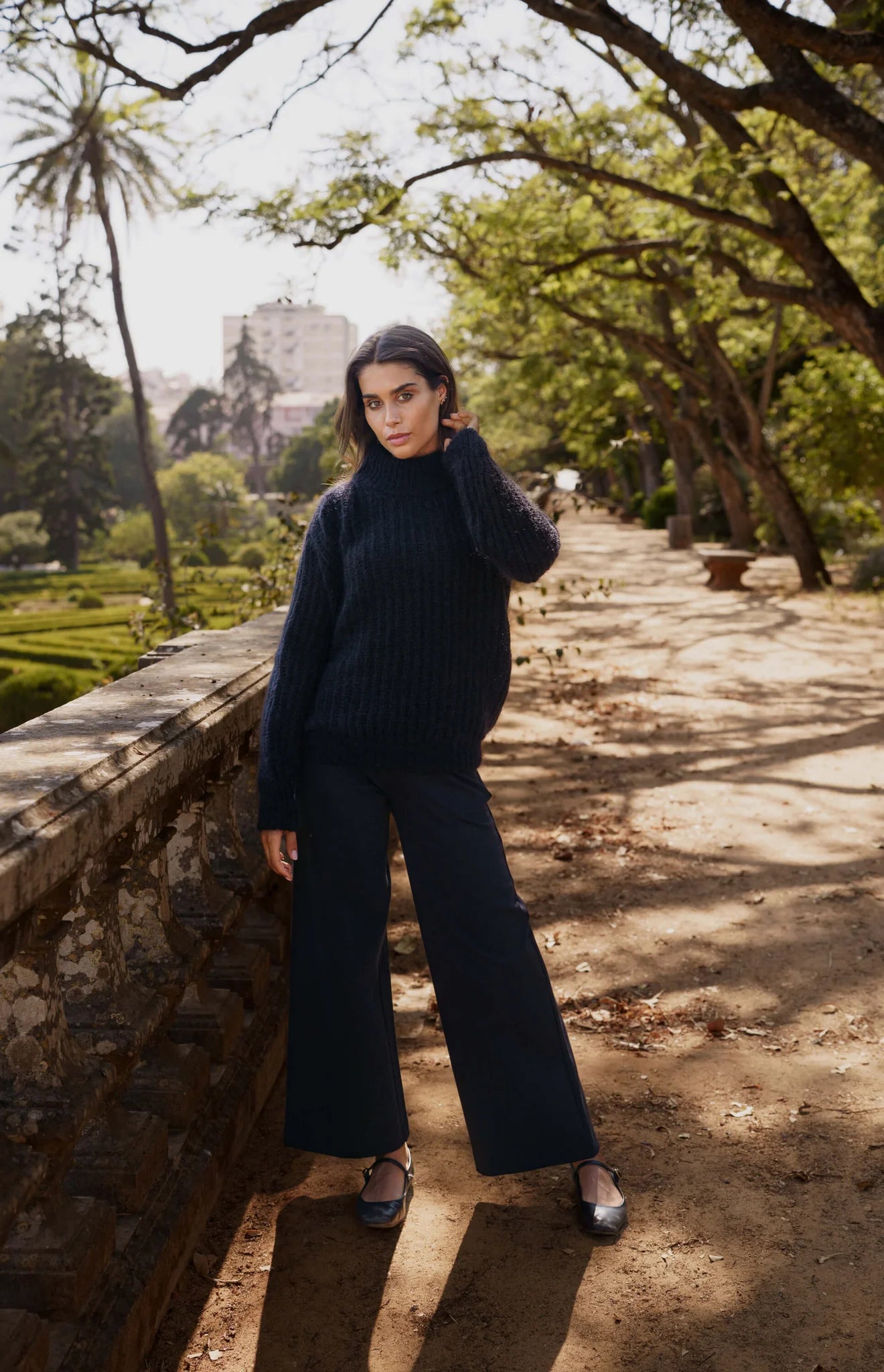 Robin Mohair Knit - Balck