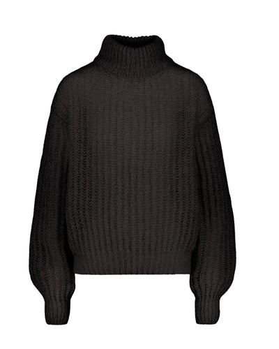 Robin Mohair Knit - Balck