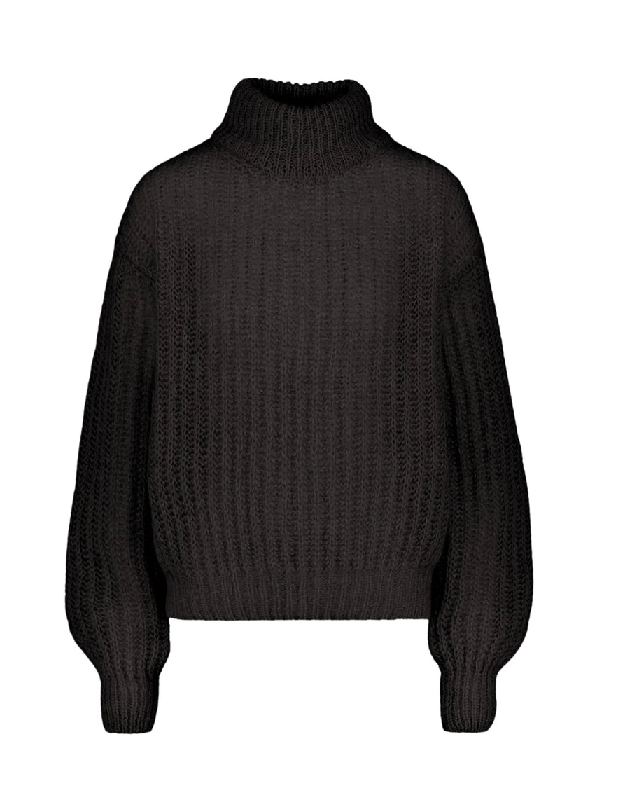 Robin Mohair Knit - Balck