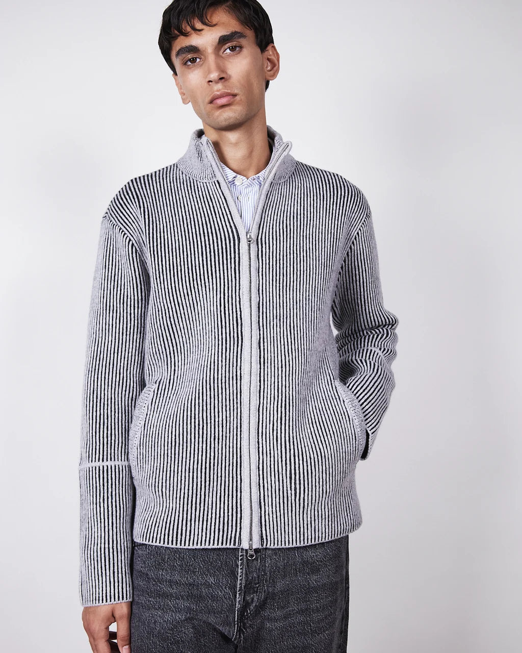 Seven MEN Wool Light Grey
