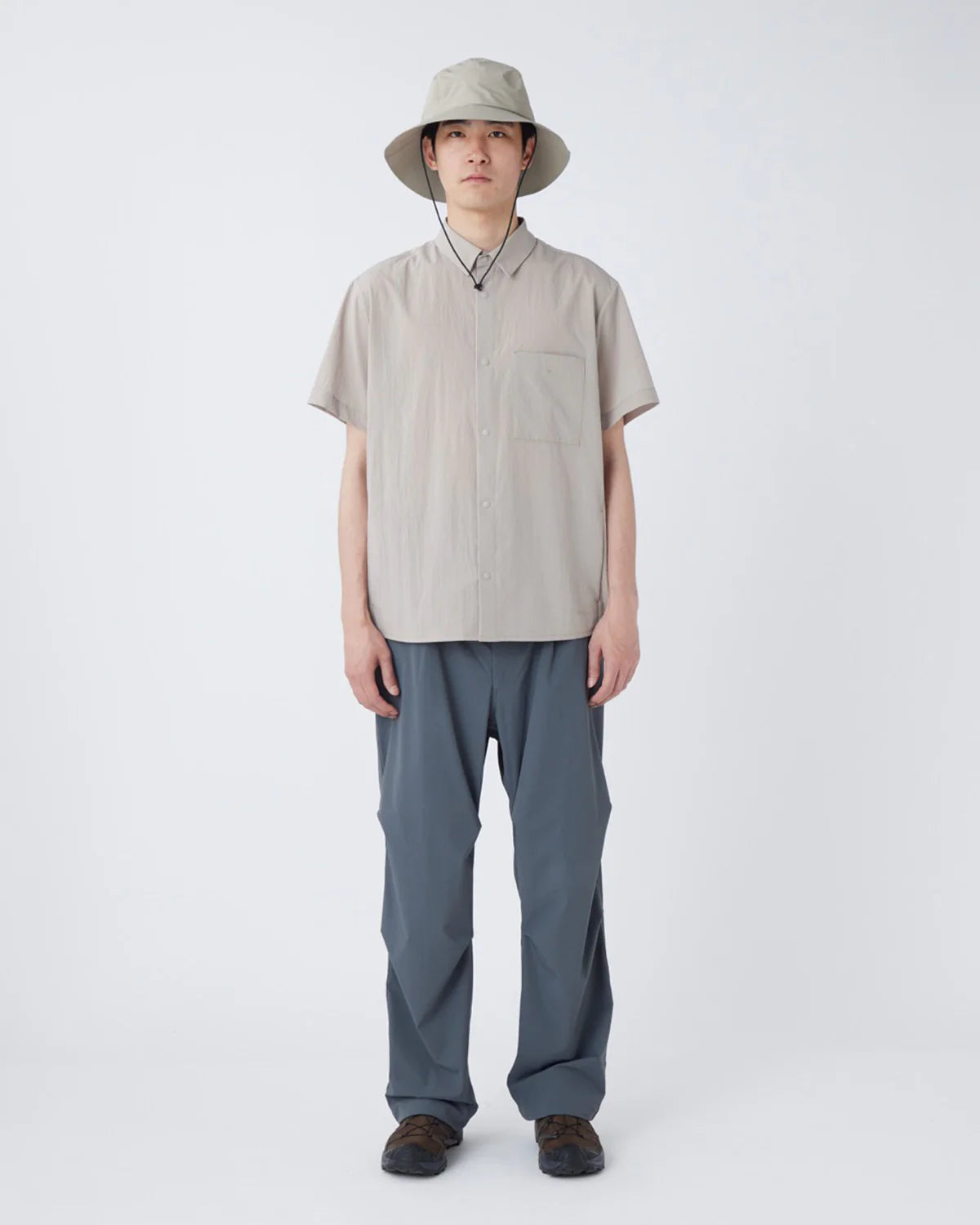 Breathable Quick Dry S/S Shirt Greige
