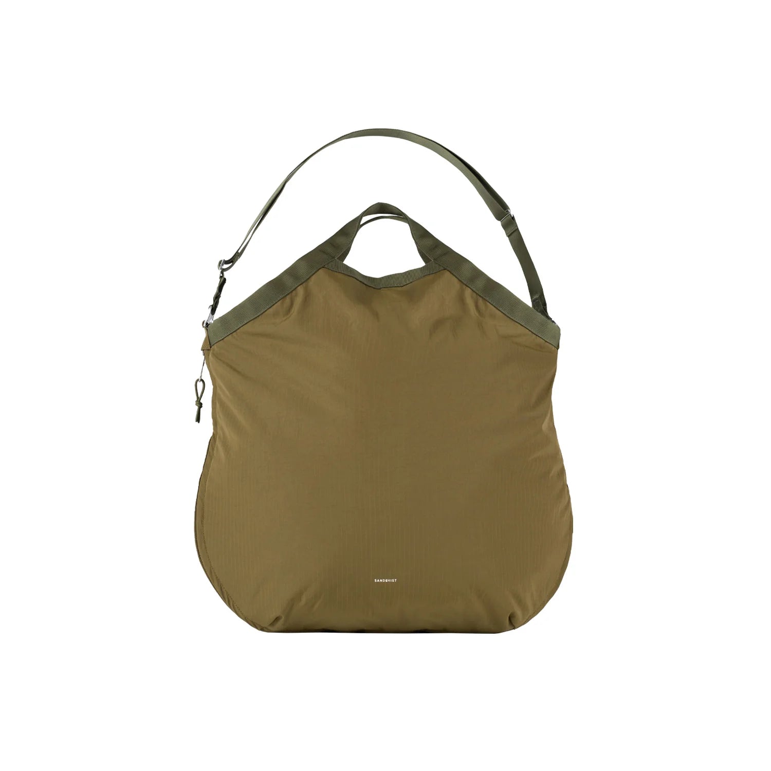 Grid Expandable Tote Bag  - Olive