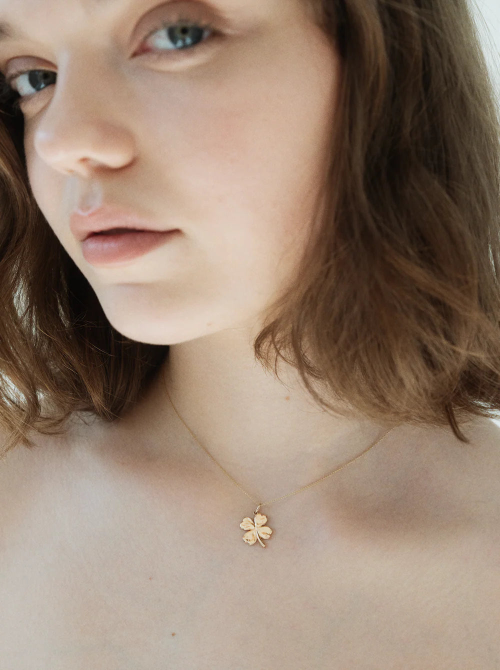 Aida x Hypend Lucky Clover Mini Necklace - Gold Plated