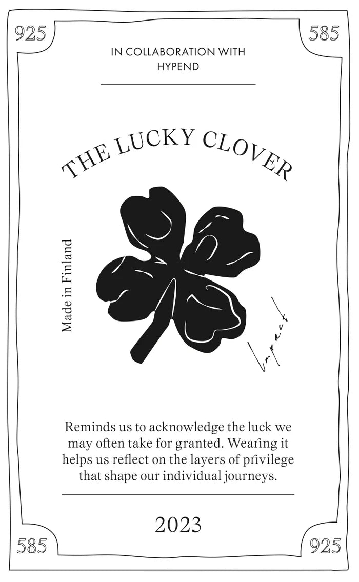 Aida x Hypend Lucky Clover Necklace - Silver