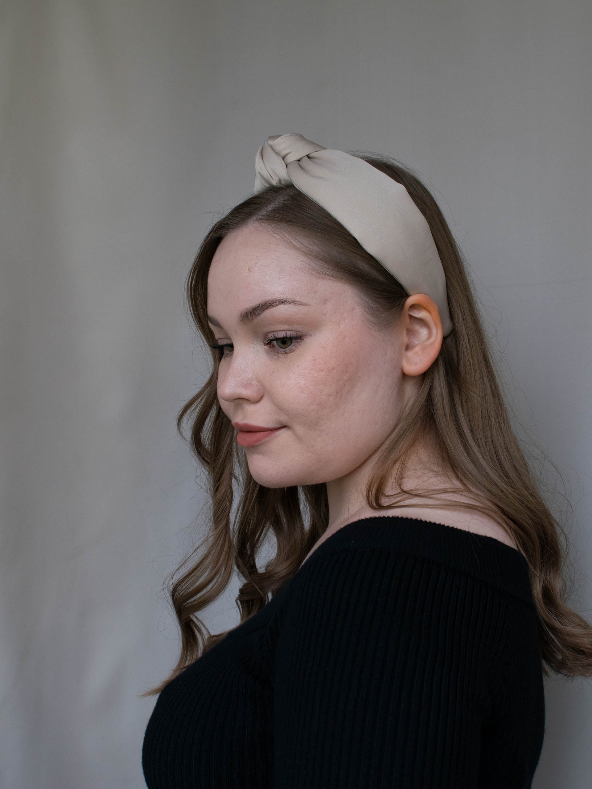 Maasu Hiuspanta Satiini - Shampanja