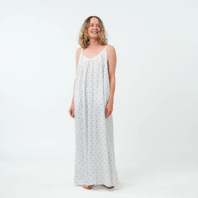 Spaghetti Maxi Dress - White