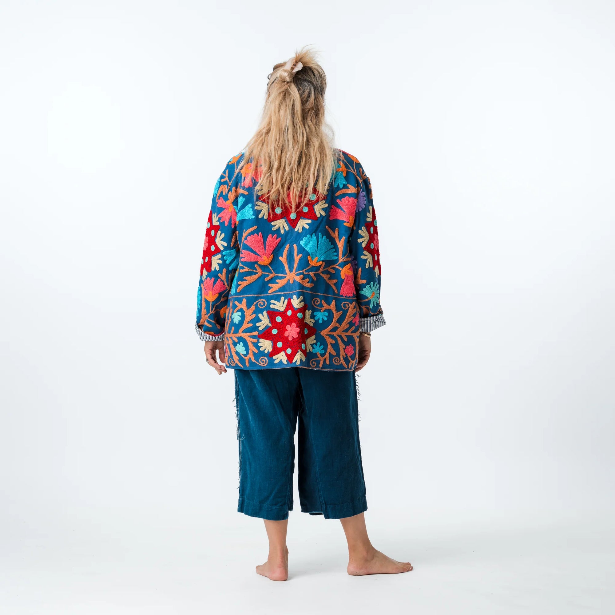 Suzani Coat Vintage - Blue