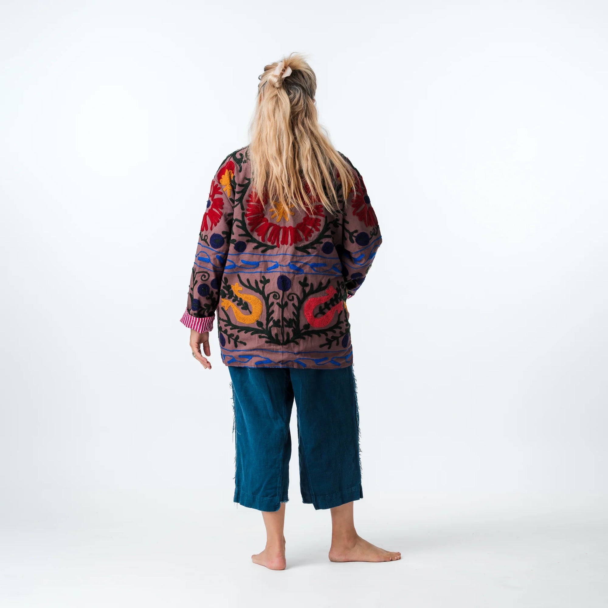 Suzani Coat Vintage - Purple