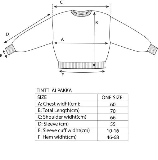 Tintti - Love Punainen Alpakka