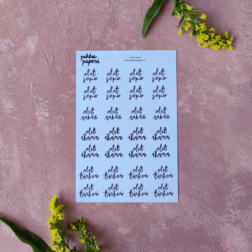 Pikku Paperi Tarra-arkit