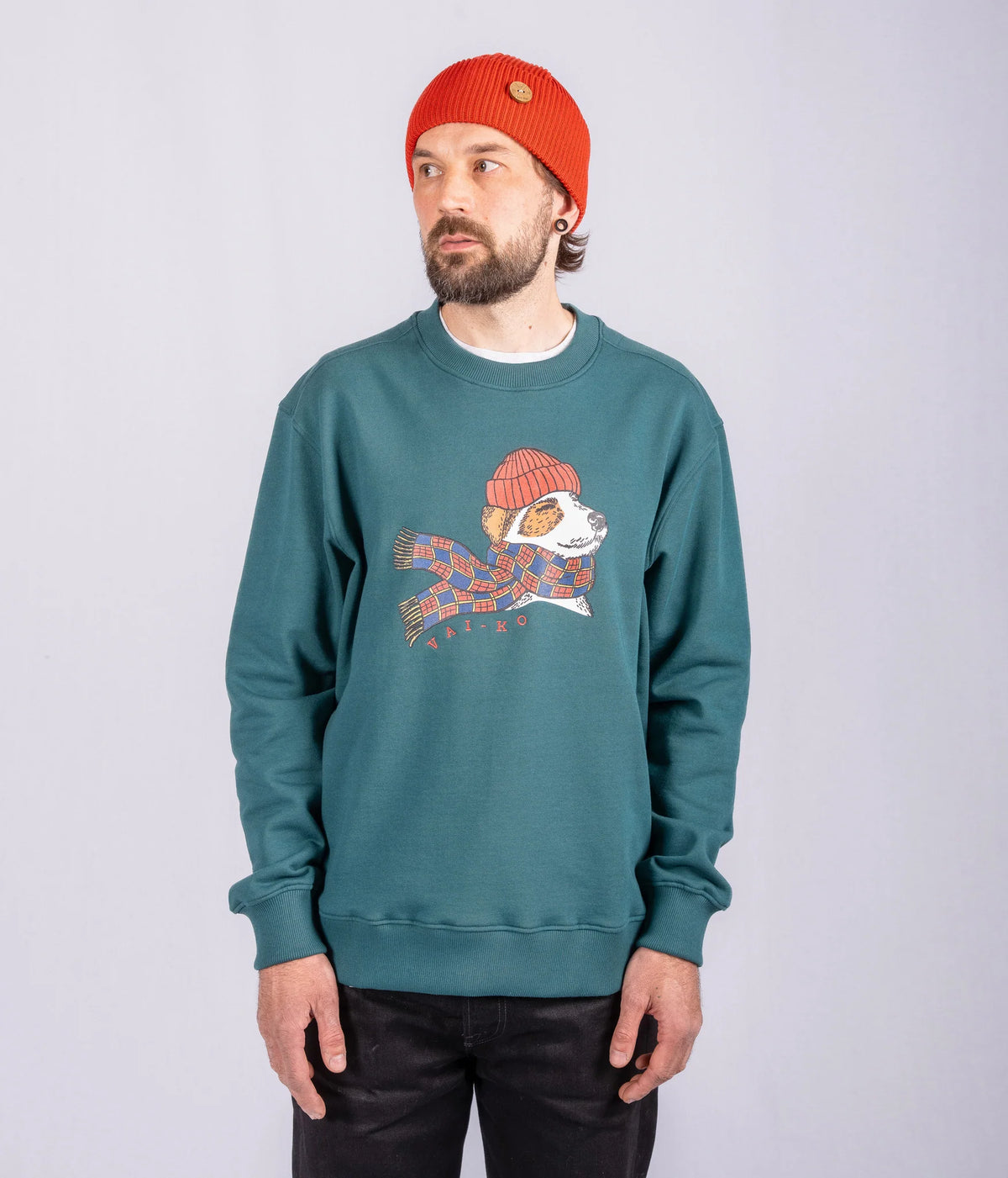 Timberjack Beanie - Brave Red