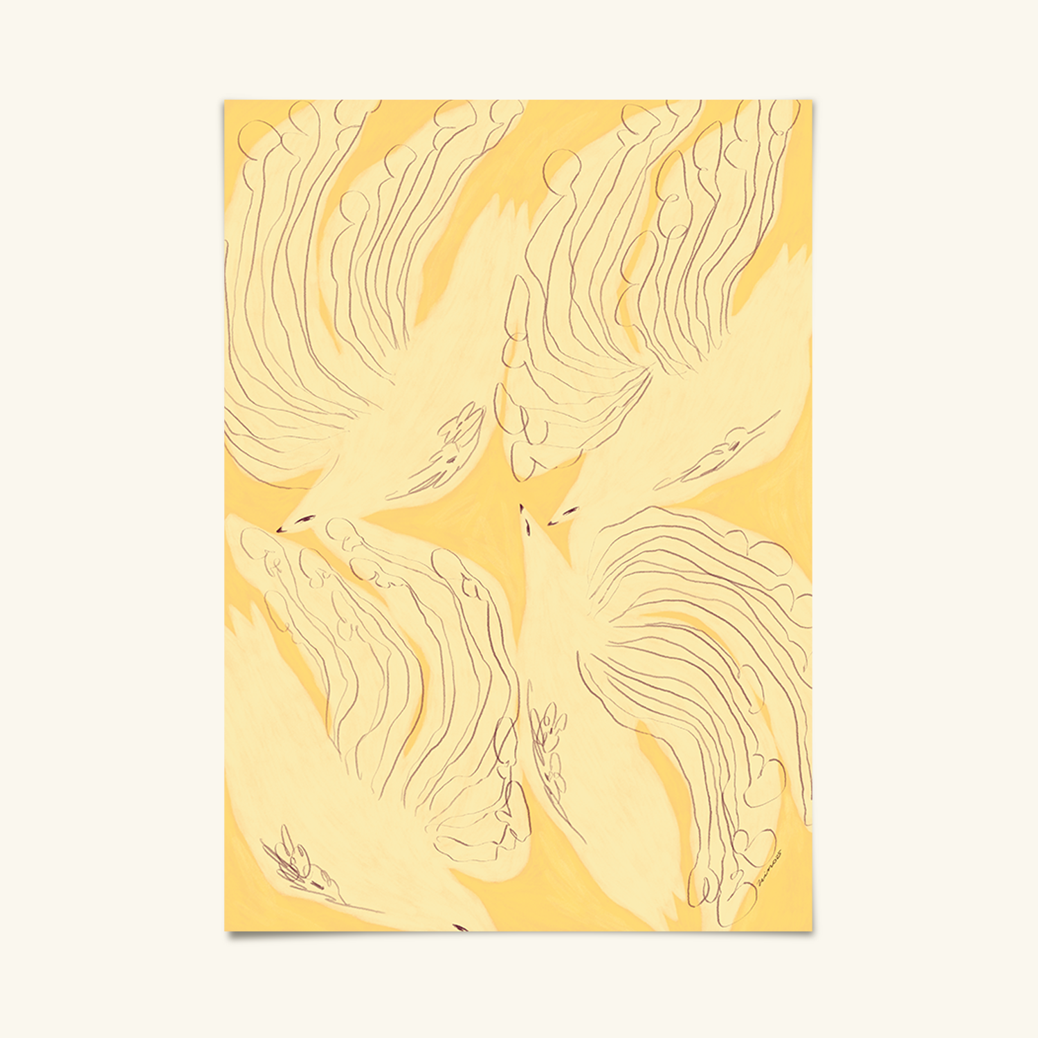 The Spring Stream of Jubilation - A4 Printti