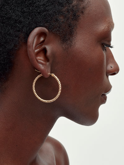Everyday Hoop Earrings Grand - Gold