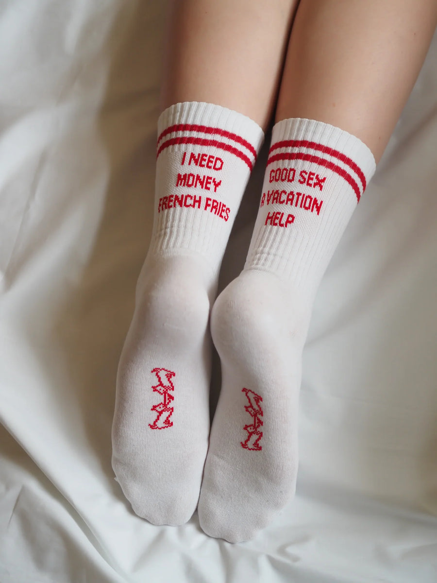 Basic Needs Socks - White